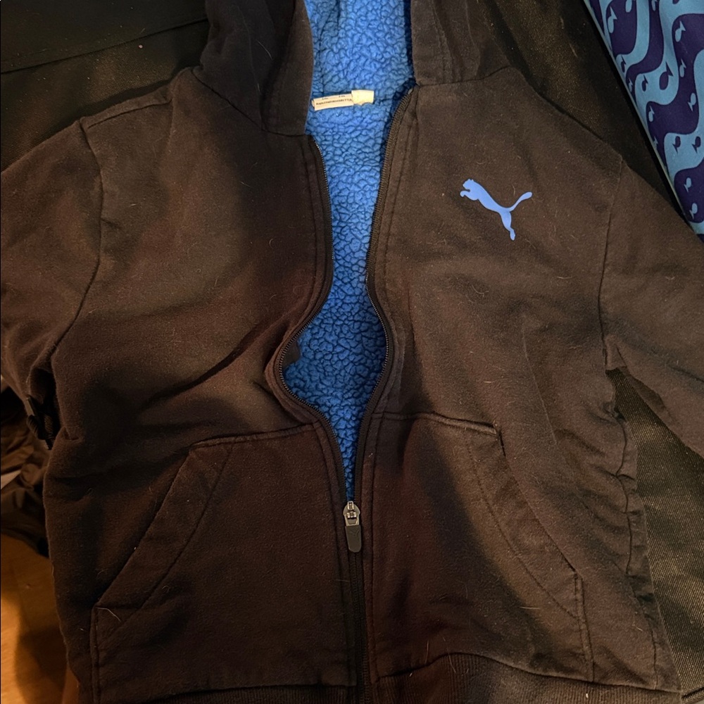 Puma Blue Fleece Jacket
